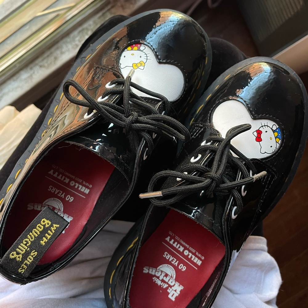 Hello Kitty Doc Marten Platforms